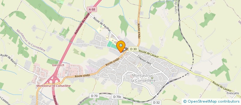 localisation de l'entreprise MADAME DELPHINE DAUBIGNEY  LAPEYROUSE-FOSSAT