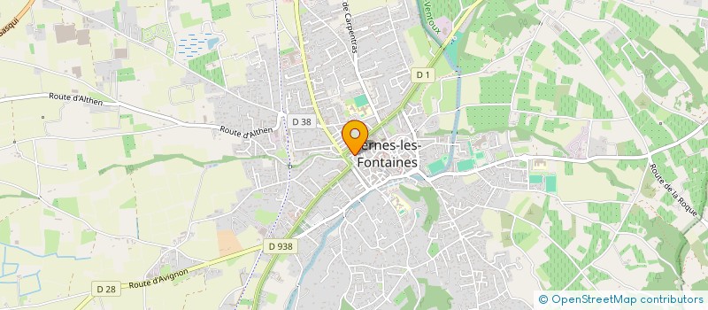 localisation de l'entreprise MADAME DELPHINE DAVID  PERNES-LES-FONTAINES