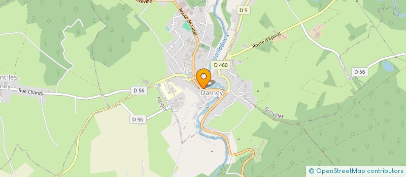 localisation de l'entreprise MADAME DELPHINE DAVOT  DARNEY