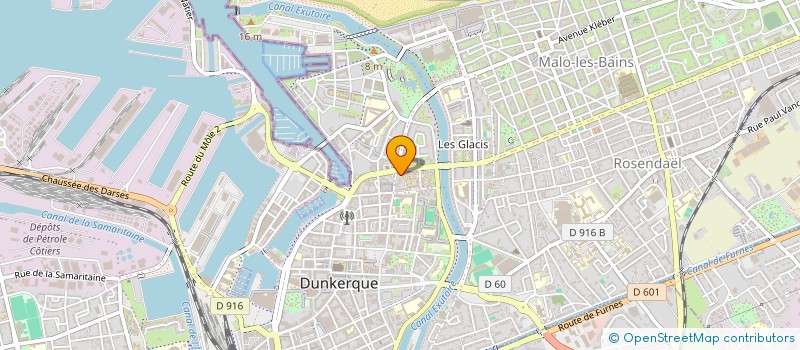 localisation de l'entreprise MADAME DELPHINE DAVRANCHE  DUNKERQUE