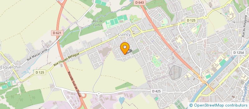 localisation de l'entreprise MADAME DELPHINE DAVROUX  CUINCY