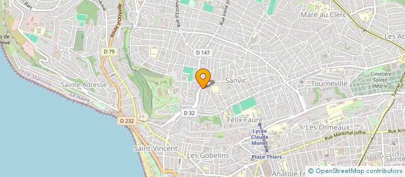 localisation de l'entreprise MADAME DELPHINE DE BENGY-PUYVALLEE à LE HAVRE