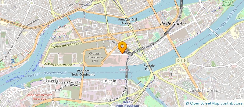 localisation de l'entreprise MADAME DELPHINE DE CAZES à NANTES