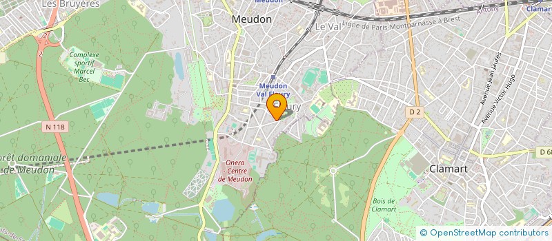 localisation de l'entreprise MADAME DELPHINE DE MONTAIGNE DE PONCINS à MEUDON