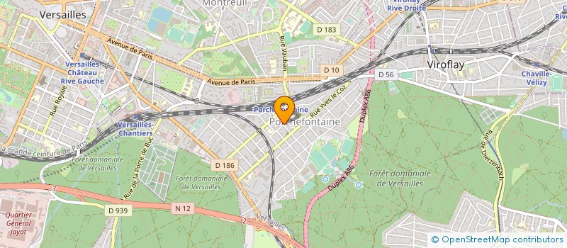 localisation de l'entreprise MADAME DELPHINE DE MONTGOLFIER à VERSAILLES