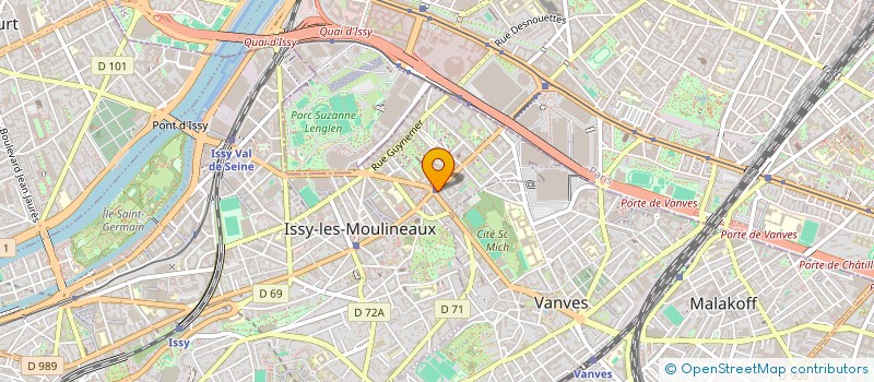localisation de l'entreprise MADAME DELPHINE DE NAGOURSKI à ISSY-LES-MOULINEAUX