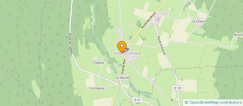 localisation de l'entreprise MADAME DELPHINE DE OLIVEIRA  VIEU-D'IZENAVE