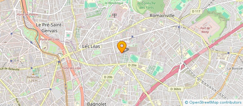 localisation de l'entreprise MADAME DELPHINE DE PAULIS  BAGNOLET