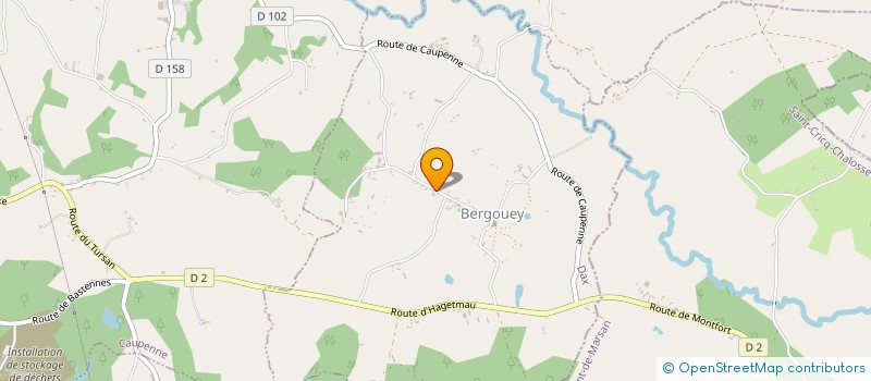 localisation de l'entreprise MADAME DELPHINE DE REINACH  BERGOUEY