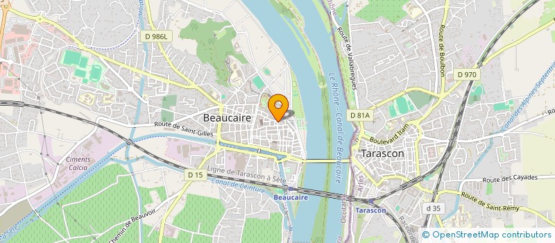 localisation de l'entreprise MADAME DELPHINE DE SIMPEL à BEAUCAIRE