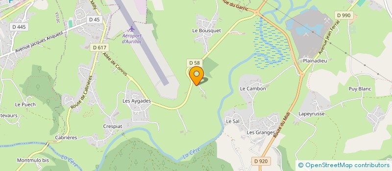 localisation de l'entreprise MADAME DELPHINE DEBAILLY à ARPAJON-SUR-CERE