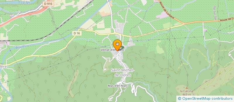 localisation de l'entreprise MADAME DELPHINE DEFAULT  SAINT-MICHEL-DE-LLOTES