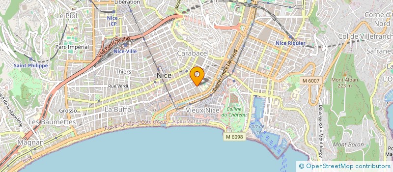 localisation de l'entreprise MADAME DELPHINE DEL NERO  NICE