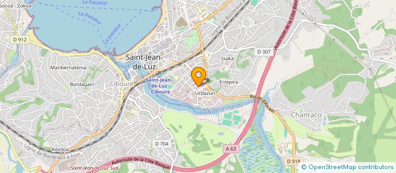 localisation de l'entreprise MADAME DELPHINE DELATTRE à SAINT-JEAN-DE-LUZ