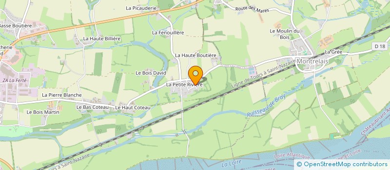 localisation de l'entreprise MADAME DELPHINE DELAUNAY  LOIREAUXENCE