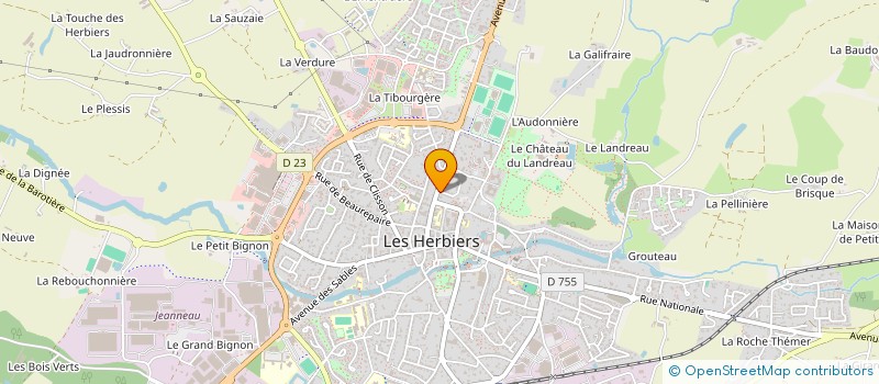 localisation de l'entreprise MADAME DELPHINE DELAUNAY à LES HERBIERS
