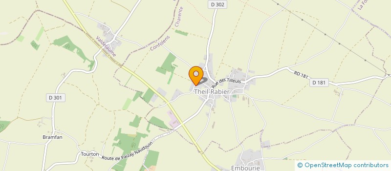 localisation de l'entreprise MADAME DELPHINE DELEZAY à THEIL-RABIER