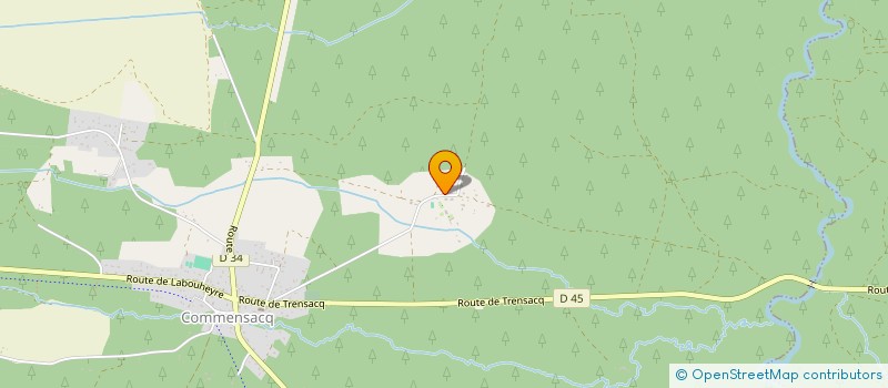 localisation de l'entreprise MADAME DELPHINE DELHORBE  COMMENSACQ