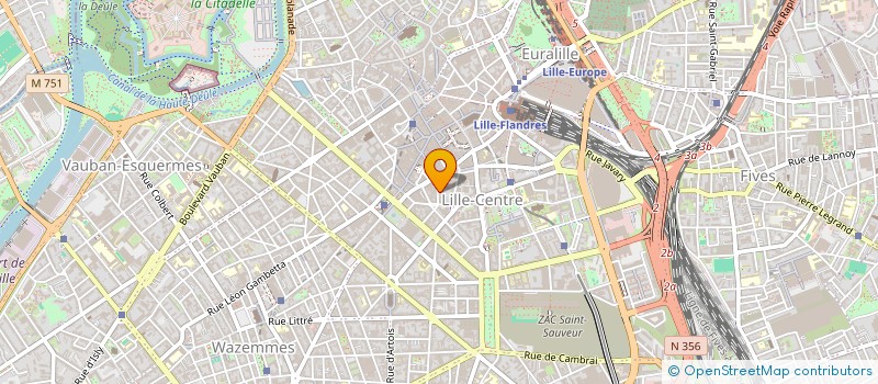 localisation de l'entreprise MADAME DELPHINE DELILLE à LILLE