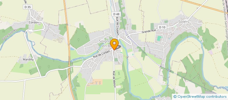 localisation de l'entreprise MADAME DELPHINE DELORME  SOIGNOLLES-EN-BRIE