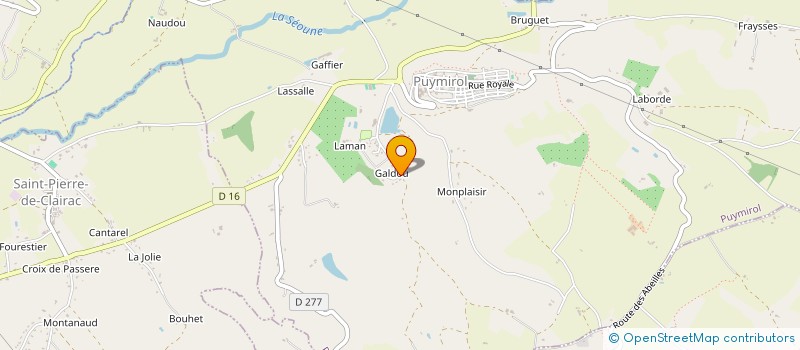 localisation de l'entreprise MADAME DELPHINE DELPECH  PUYMIROL