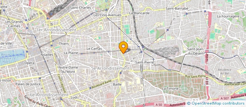 localisation de l'entreprise MADAME DELPHINE DEMEURE à MARSEILLE