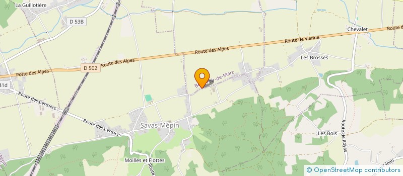 localisation de l'entreprise MADAME DELPHINE DENNEMONT  SAVAS-MEPIN