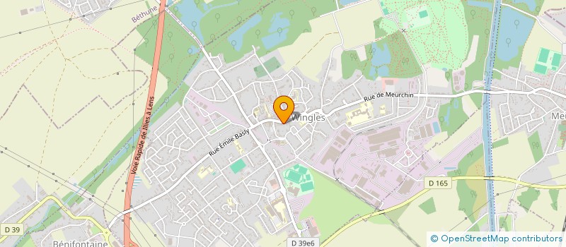 localisation de l'entreprise MADAME DELPHINE DEPRET  WINGLES