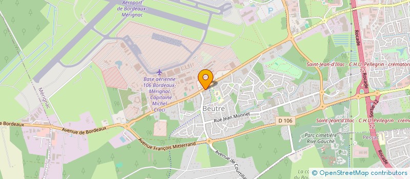 localisation de l'entreprise MADAME DELPHINE DESCAMPS  MERIGNAC