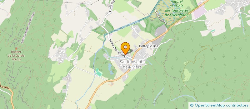 localisation de l'entreprise MADAME DELPHINE DESCAMPS  SAINT-JOSEPH-DE-RIVIERE