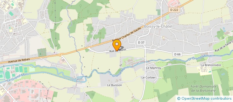 localisation de l'entreprise MADAME DELPHINE DESCAMPS  BOISSY-LE-CHATEL