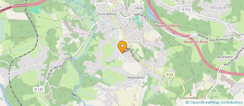 localisation de l'entreprise MADAME DELPHINE DESGRE  SAINT-PIERRE-D'IRUBE