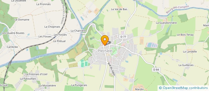 localisation de l'entreprise MADAME DELPHINE DESHAYES à PLECHATEL