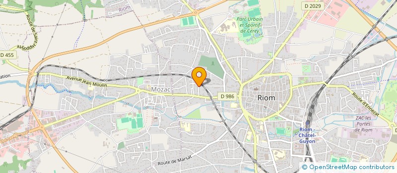 localisation de l'entreprise MADAME DELPHINE DESPIERRES  RIOM