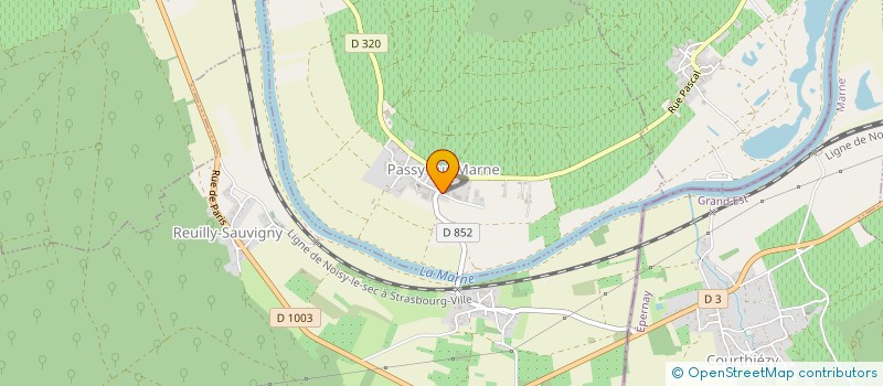 localisation de l'entreprise MADAME DELPHINE DESPOTS à PASSY-SUR-MARNE