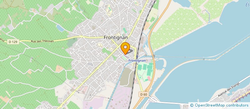 localisation de l'entreprise MADAME DELPHINE DESPREZ à FRONTIGNAN