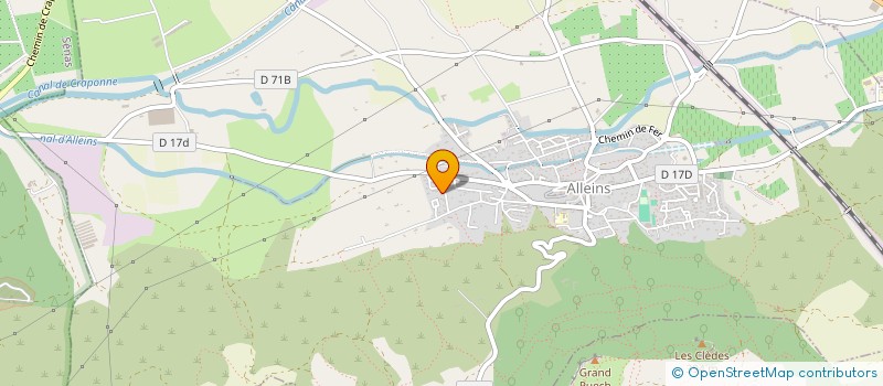 localisation de l'entreprise MADAME DELPHINE DESPREZ  ALLEINS