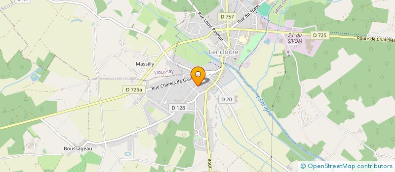 localisation de l'entreprise MADAME DELPHINE DETROIS  LENCLOITRE