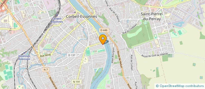 localisation de l'entreprise MADAME DELPHINE DHIVERT  CORBEIL-ESSONNES