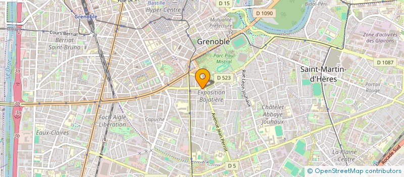 localisation de l'entreprise MADAME DELPHINE DI BARTOLOMEO à GRENOBLE