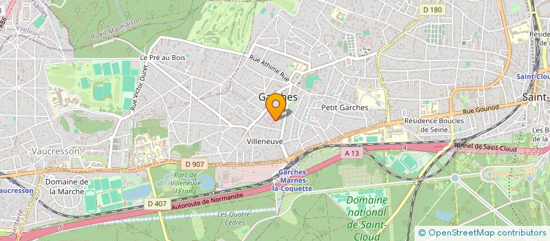 localisation de l'entreprise MADAME DELPHINE DIENNE à GARCHES