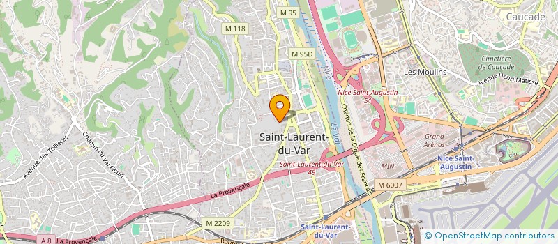localisation de l'entreprise MADAME DELPHINE DIGY à SAINT-LAURENT-DU-VAR