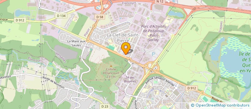 localisation de l'entreprise MADAME DELPHINE DIJOUX  ELANCOURT