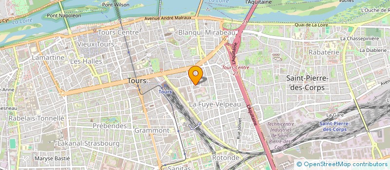 localisation de l'entreprise MADAME DELPHINE DION  TOURS