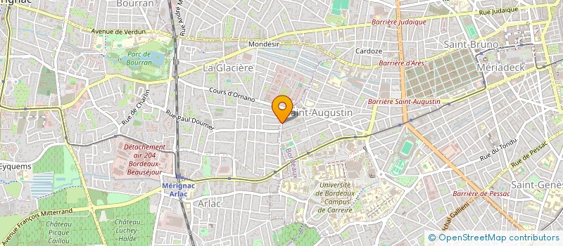 localisation de l'entreprise MADAME DELPHINE DISCAZEAUX  BORDEAUX