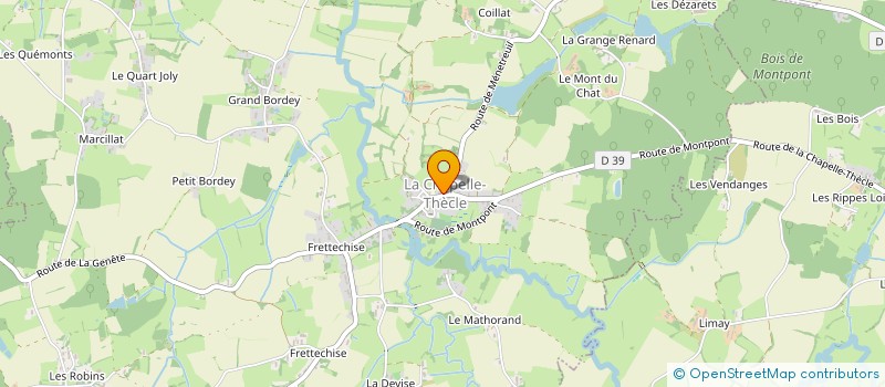 localisation de l'entreprise MADAME DELPHINE DIVET  LA CHAPELLE-THECLE