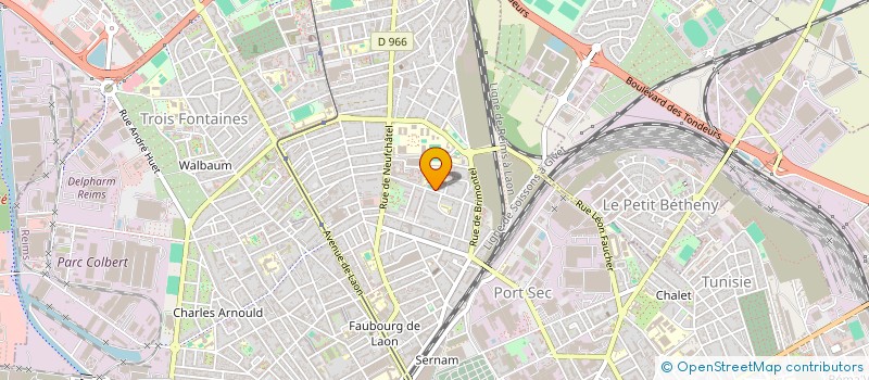 localisation de l'entreprise MADAME DELPHINE DORGUEILLE  REIMS