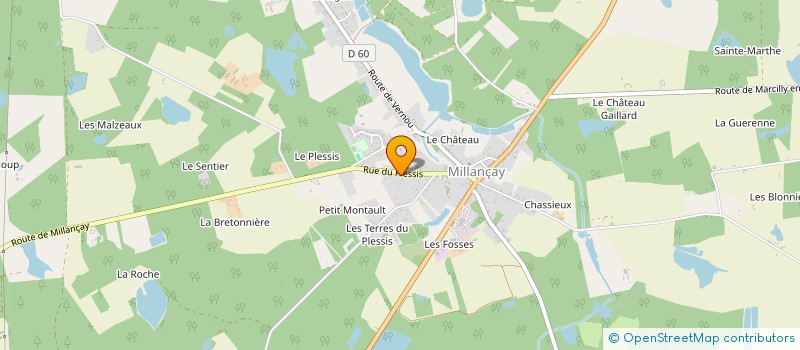 localisation de l'entreprise MADAME DELPHINE DOUDARD  MILLANCAY