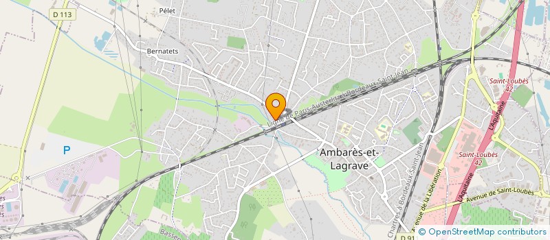 localisation de l'entreprise MADAME DELPHINE DOUSSOUX  AMBARES-ET-LAGRAVE