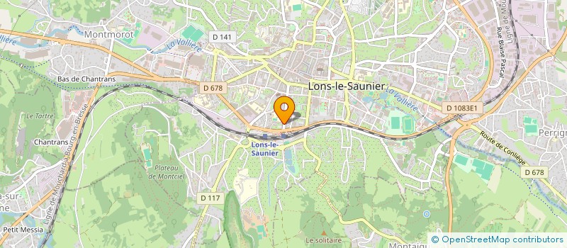 localisation de l'entreprise MADAME DELPHINE DRAIN  LONS-LE-SAUNIER